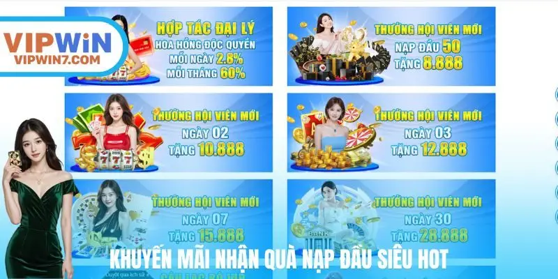 Khuyến mãi nhận quà nạp đầu siêu hot